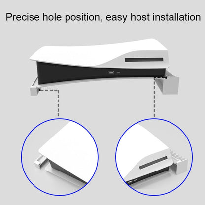 Iplay HBP-393 For Sony PS5 Optical Drive / Digital Version Host Horizontally Placed Bracket With Disc Slot(White) - Holder by iplay | Online Shopping South Africa | PMC Jewellery