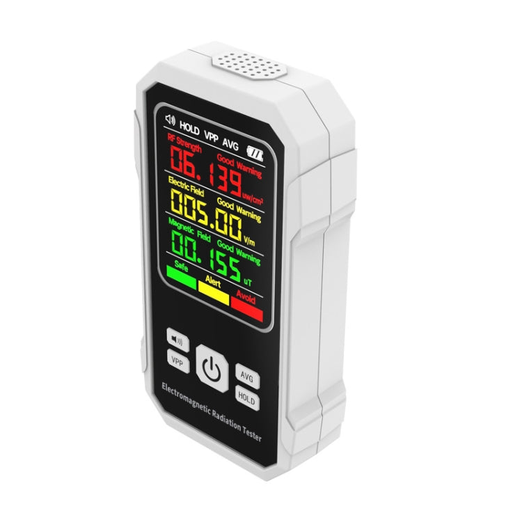 Electromagnetic Radiation Detector High Frequency Radiation Detector(White) - Radiation Detector by PMC TechLife | Online Shopping South Africa | PMC TechLife