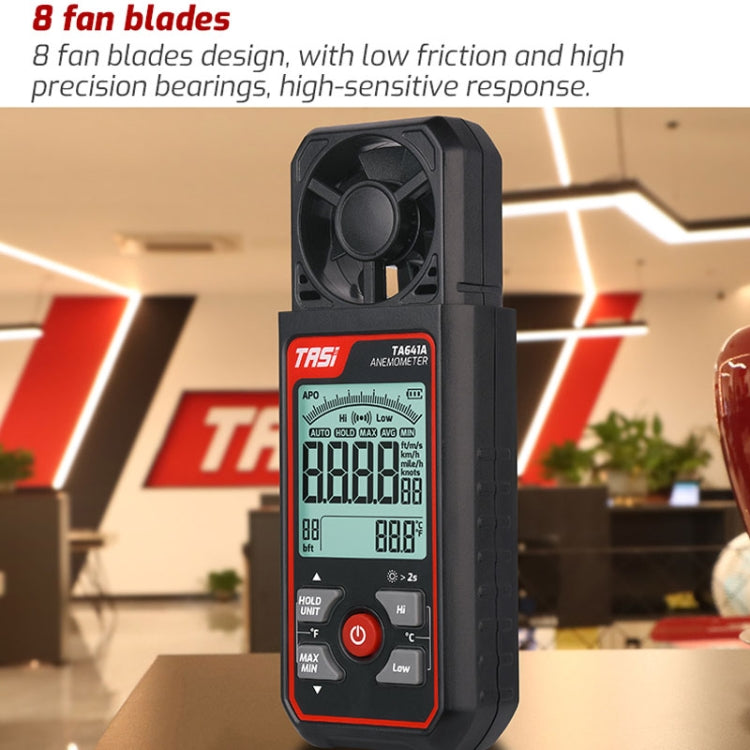 TASI TA641A High Precision Wind Speed Instrument Wind Volume Tester Handheld Wind Speed Meter - Tachometers & Anemometer by TASI | Online Shopping South Africa | PMC TechLife | Buy Now Pay Later Mobicred