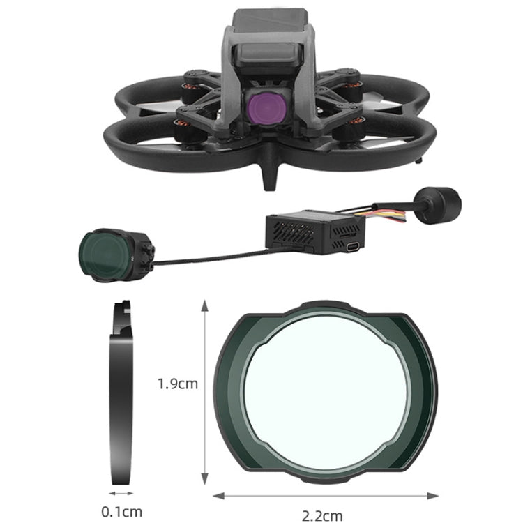 For DJI Avata BRDRC Filter O3 Image Transmission Lens Accessories, Color: ND32 Lens -  by BRDRC | Online Shopping South Africa | PMC Jewellery