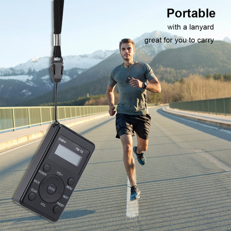 HanRongda HRD-100 Portable Digital Display DAB+ / DAB / FM Radio(Black) - free shipping - PMC TechLife - Order now!