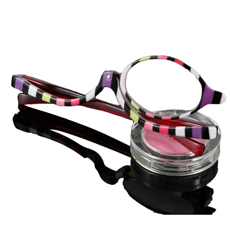 Makeup Presbyopic Glasses Multicolored Rotatable Magnifying Glass Single Piece Reading Glass, Degree: +250 - Presbyopic Glasses by PMC Jewellery | Online Shopping South Africa | PMC Jewellery