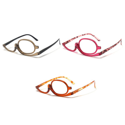 Makeup Presbyopic Glasses Monolithic Reading Glass Magnifying Glass, Degree: +400(Red) - Presbyopic Glasses by PMC Jewellery | Online Shopping South Africa | PMC Jewellery