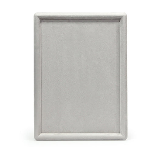 30x22x1.8cm Jewelry Tray Ring Rectangular Empty Plate Earrings Necklace Jewelry Display Plate(Gray) - Jewelry Storages by PMC Jewellery | Online Shopping South Africa | PMC Jewellery