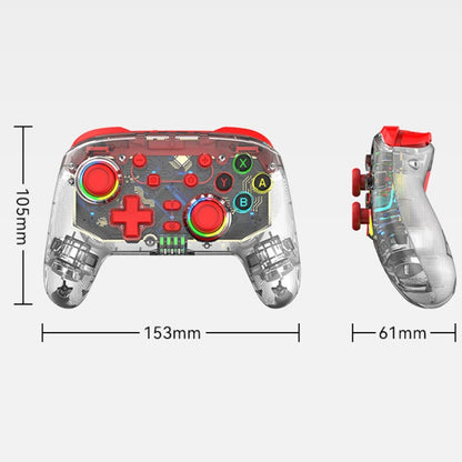 For PS3 / PS4 Dual Vibration Wireless Gamepad With RGB Lights(Blue) - Gamepads by PMC Jewellery | Online Shopping South Africa | PMC Jewellery