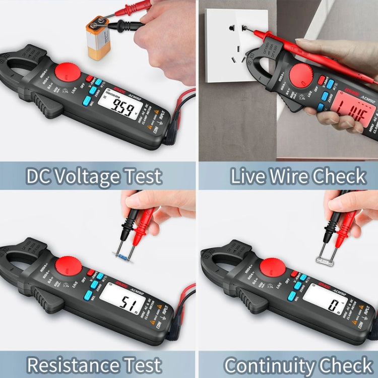 BSIDE ACM92 Digital Clamp Multimeter Current And Voltage Tester - free shipping - PMC TechLife - Order now!