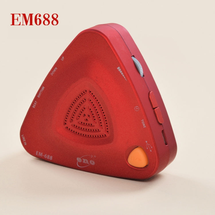 ENO EM-688 Electronic Vocal Rechargeable Metronome For Piano/Guitar/Drum/Guzheng/Violin(Red) - Stringed Instruments by PMC Jewellery | Online Shopping South Africa | PMC Jewellery