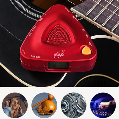 ENO EM-688 Electronic Vocal Rechargeable Metronome For Piano/Guitar/Drum/Guzheng/Violin(Black) - Stringed Instruments by PMC Jewellery | Online Shopping South Africa | PMC Jewellery