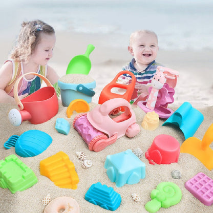 Children Soft Beach Toys Set Playing with Water Toys, Style:17 PCS(Color Random Delivery) - Water Fun & Sand Toys by PMC Jewellery | Online Shopping South Africa | PMC Jewellery