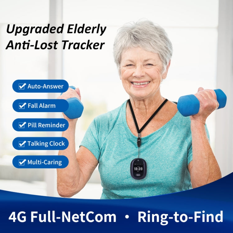 REACHFAR RF-V45-A Mini Touch Screen GPS Smart Tracker Pendant, Support SOS / Camera / Health Management / Video Calling / 4G LTE, For Asia/Europe/Africa / Australia(Wine Red) - free shipping - PMC TechLife - Order now!