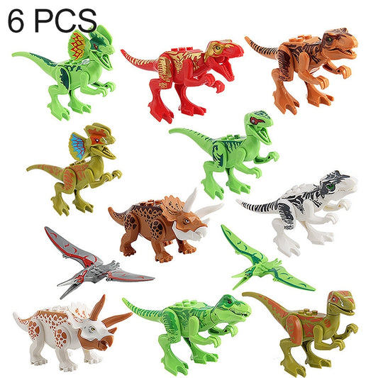6 in 1 Intelligent Toys DIY ABS Material Building Blocks Dinosaurs, Random Style Delivery - Building Blocks by PMC Jewellery | Online Shopping South Africa | PMC Jewellery