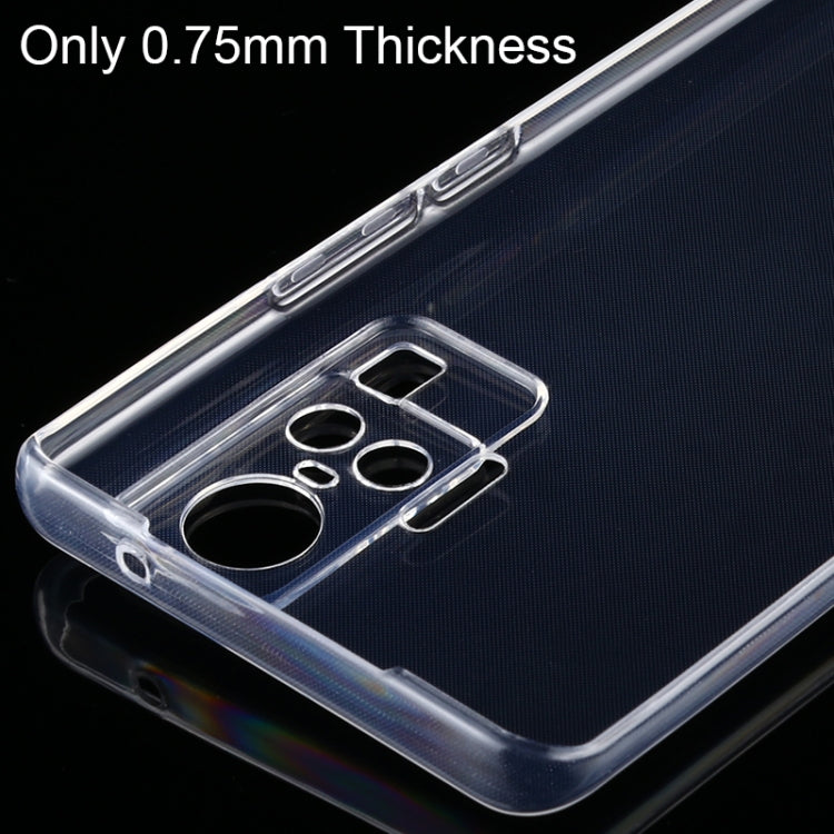 For Vivo X50 Pro 0.75mm Ultra-Thin Transparent TPU Protective Case - vivo Cases by PMC Jewellery | Online Shopping South Africa | PMC Jewellery