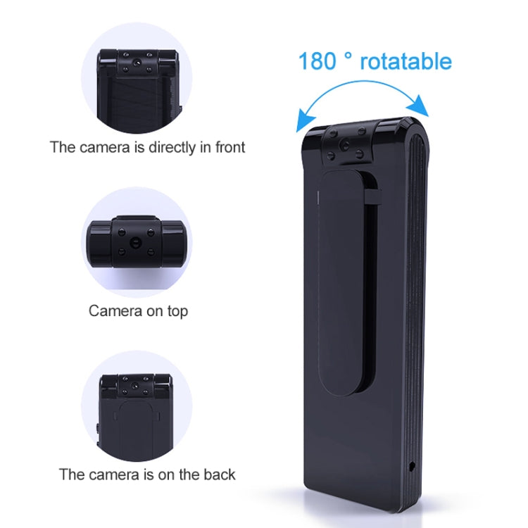 B19 Back Clip Design 1080P HD Camera Video Recorder, Support Motion Detection / Infrared Night Vision /180 Degrees Rotation Camera / TF Card / OTG - free shipping - PMC TechLife - Order now!