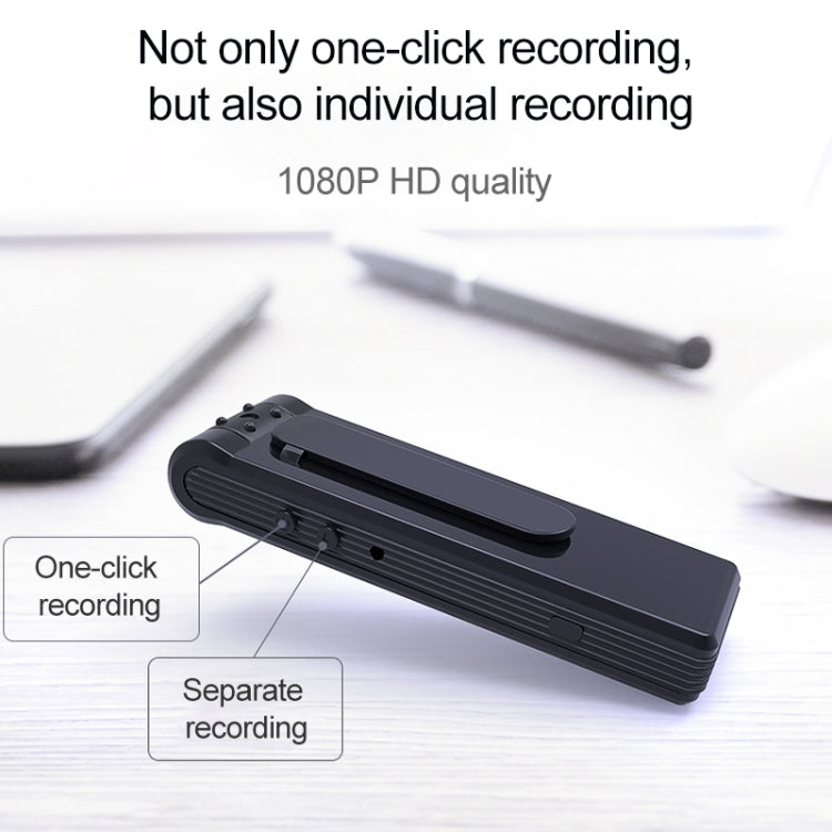 B19 Back Clip Design 1080P HD Camera Video Recorder, Support Motion Detection / Infrared Night Vision /180 Degrees Rotation Camera / TF Card / OTG - free shipping - PMC TechLife - Order now!