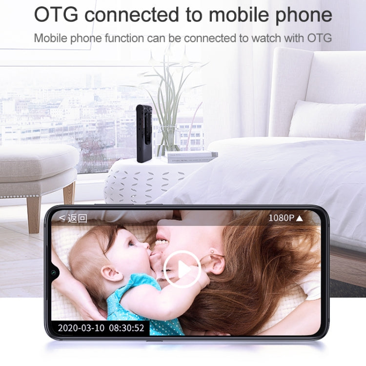 B19 Back Clip Design 1080P HD Camera Video Recorder, Support Motion Detection / Infrared Night Vision /180 Degrees Rotation Camera / TF Card / OTG - free shipping - PMC TechLife - Order now!