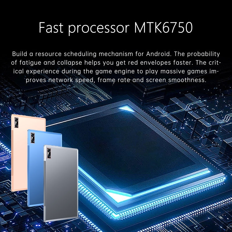 G18 4G LTE Tablet PC, 10.1 inch, 4GB+32GB, Android 8.1 MTK6750 Octa Core, Support Dual SIM, WiFi, Bluetooth, GPS(Grey) - 10.1 inch by PMC TechLife | Online Shopping South Africa | PMC TechLife