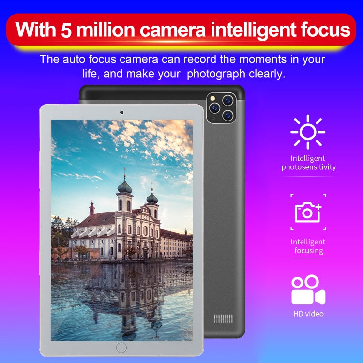 P20 3G Phone Call Tablet PC, 10.1 inch, 2GB+16GB, Android 7.0 MTK6735 Quad Core 1.3GHz, Dual SIM, Support GPS, OTG, WiFi, BT(Dark Gray) - 10.1 inch by PMC Jewellery | Online Shopping South Africa | PMC Jewellery