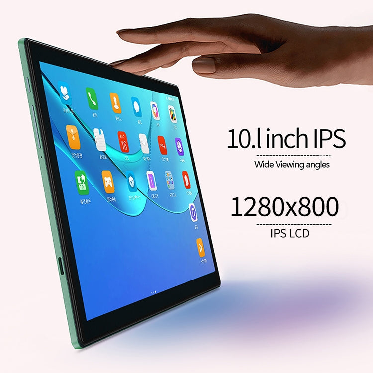 BDF P50 4G LTE Tablet PC, 10.1 inch, 8GB+128GB, Android 12.0 MTK6762 Octa Core, Support Dual SIM & Bluetooth & WiFi, EU Plug(Green) - BDF by BDF | Online Shopping South Africa | PMC Jewellery