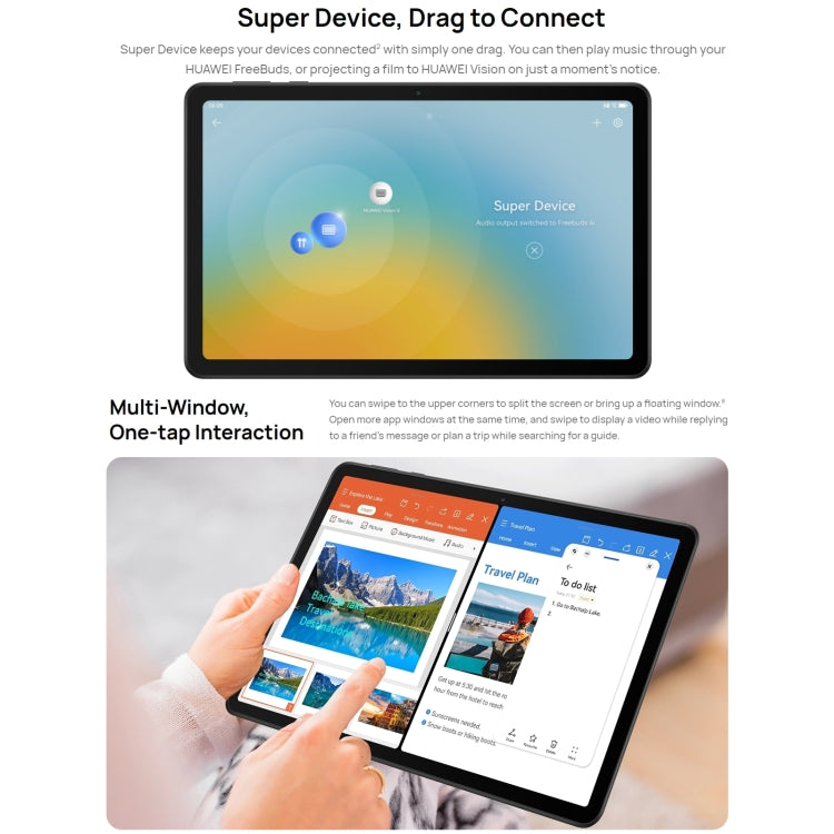 HUAWEI MatePad SE, 10.4 inch, 6GB+128GB, HarmonyOS 3 Qualcomm Snapdragon 680 Octa Core, Support Dual WiFi / BT, Network: 4G, Not Support Google Play(Black) - Huawei by Huawei | Online Shopping South Africa | PMC Jewellery