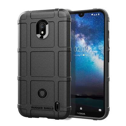 Shockproof Protector Cover Full Coverage Silicone Case for Nokia 2.2 (Black) - Nokia Cases by PMC Jewellery | Online Shopping South Africa | PMC Jewellery